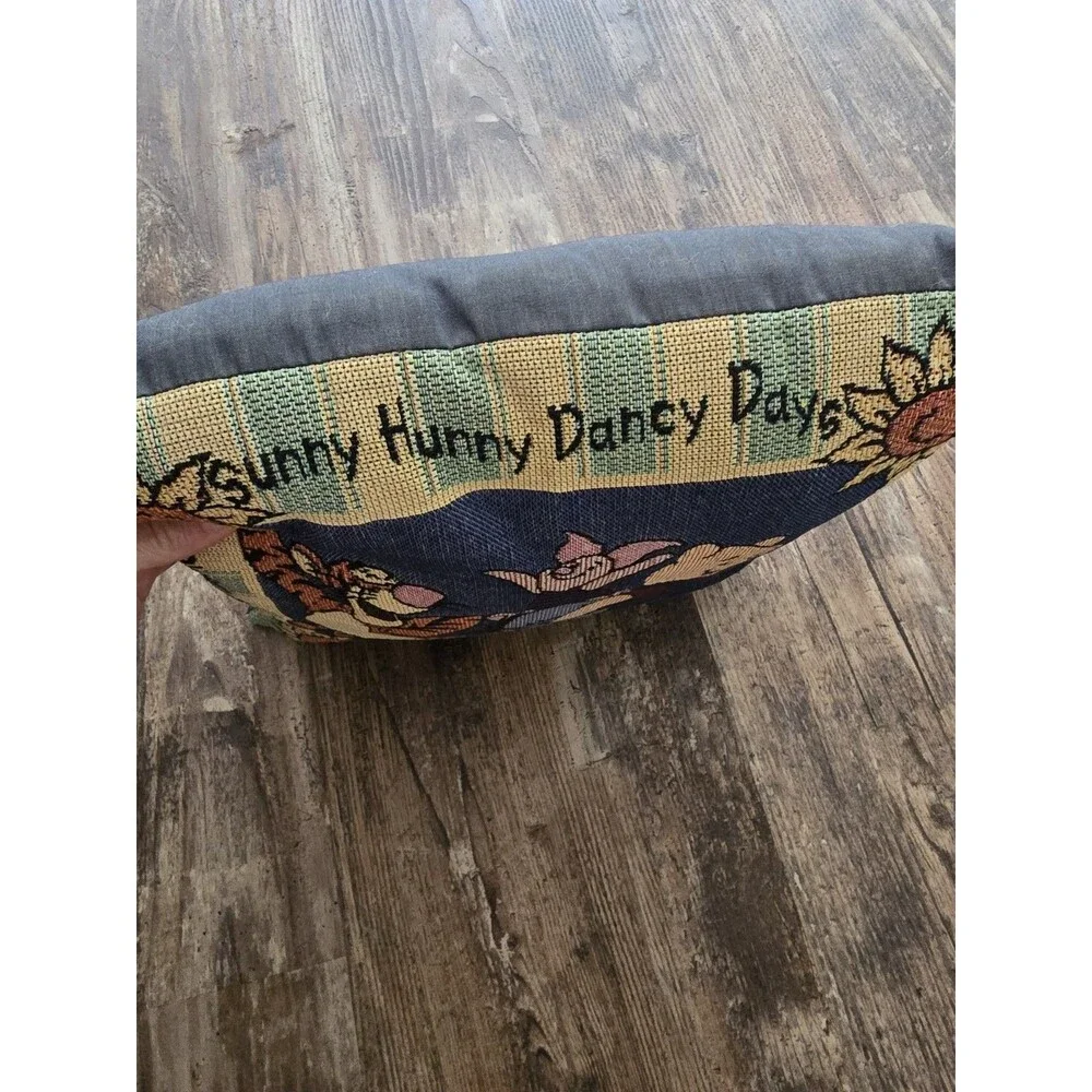 Disney Winnie the Pooh Tapestry Pillow Sunny Hunny Days Pooh Tigger Piglet Eeyor
